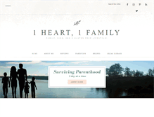 Tablet Screenshot of oneheartonefamily.com